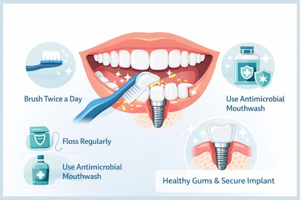 maintain oral hygiene